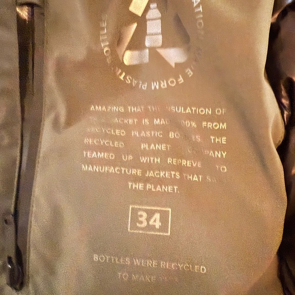 Men's NWOT Olive Puffer Jacket - Picture 5 of 6